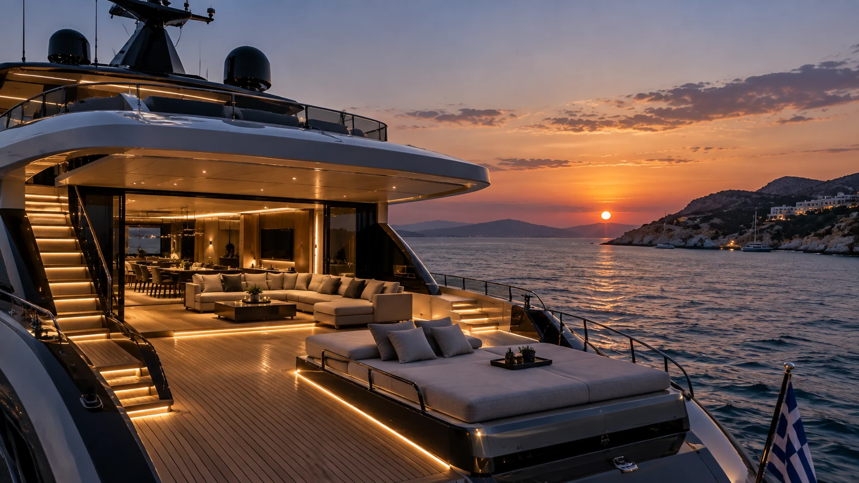 Luxury yacht automation